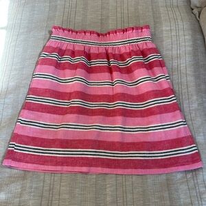 J. Crew Skirt Multicolored Stripes